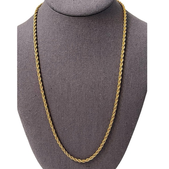 Napier Jewelry - ❤️ Vintage Napier 22” Gold Tone Rope Chain Necklace